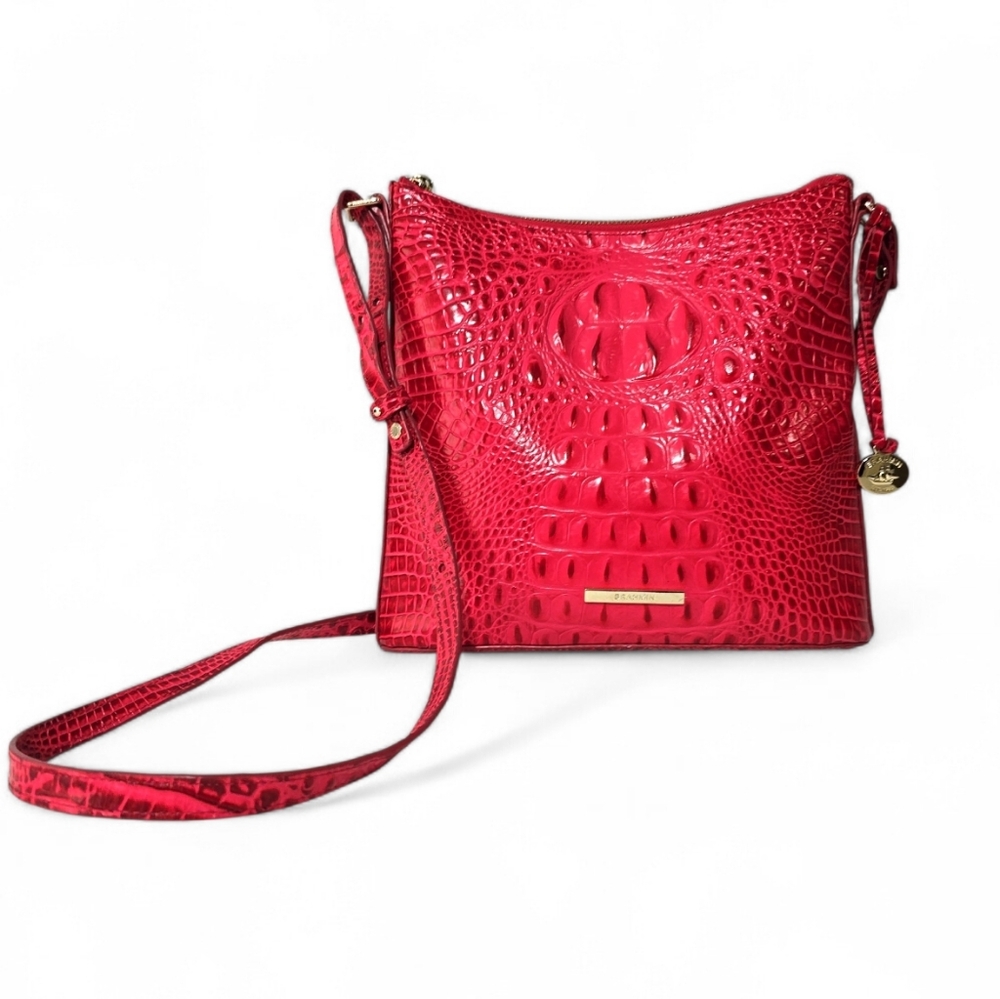 Brahmin Katie Crossbody Sweetheart Ombre Mini Melbourne Leather